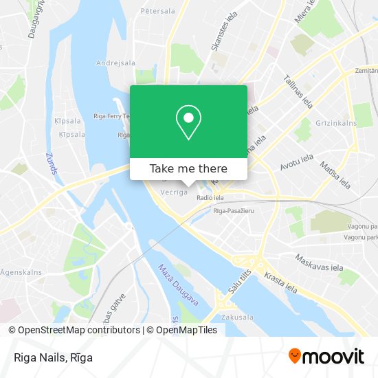 Riga Nails map