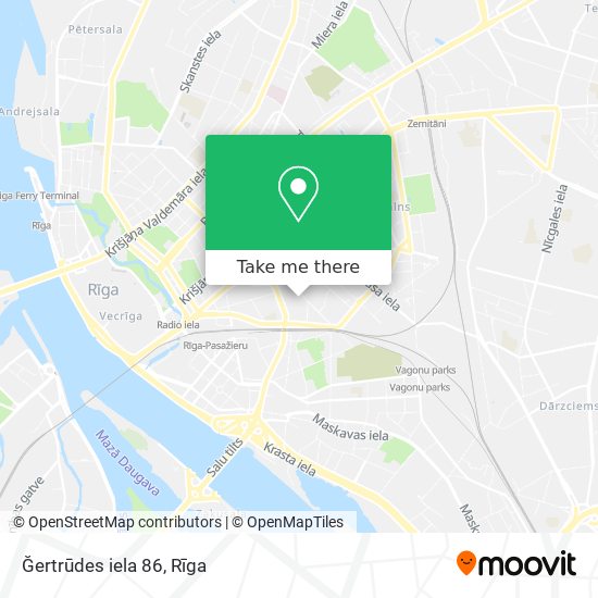 Ğertrūdes iela 86 map