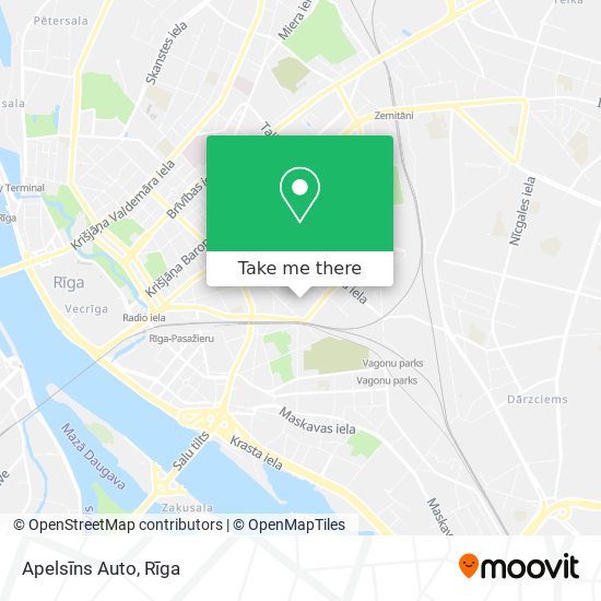 Apelsīns Auto map