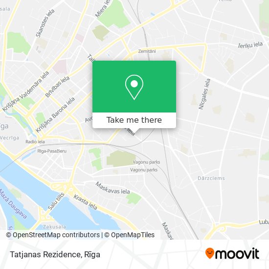 Tatjanas Rezidence map
