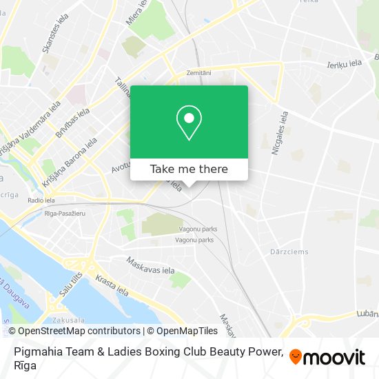 Pigmahia Team & Ladies Boxing Club Beauty Power map