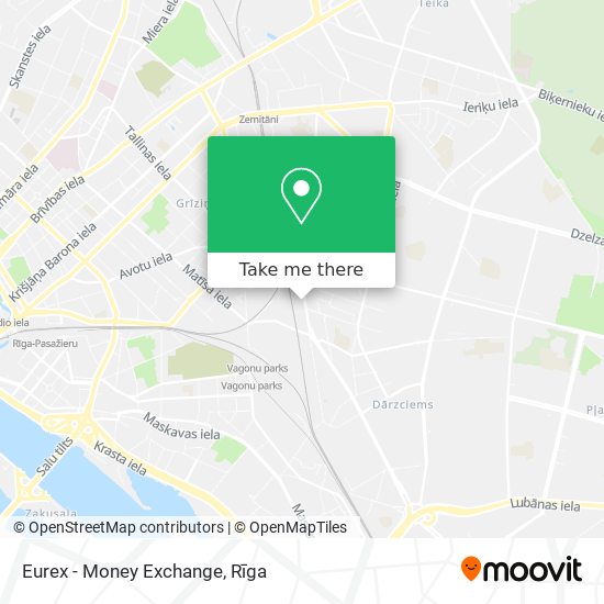 Карта Eurex - Money Exchange