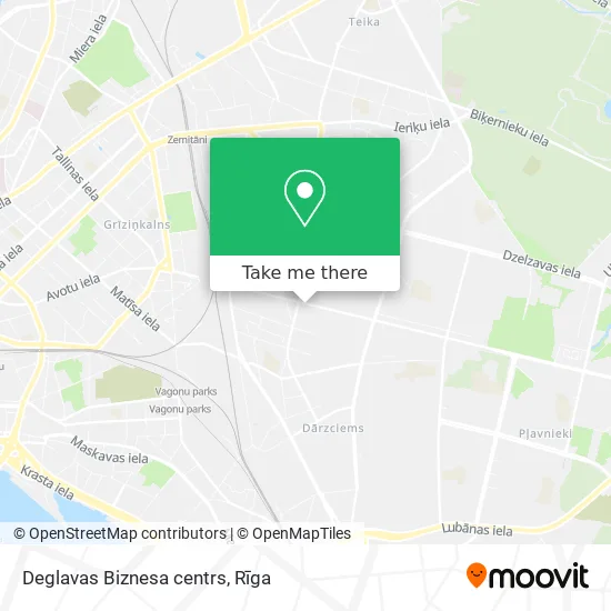 Deglavas Biznesa centrs map