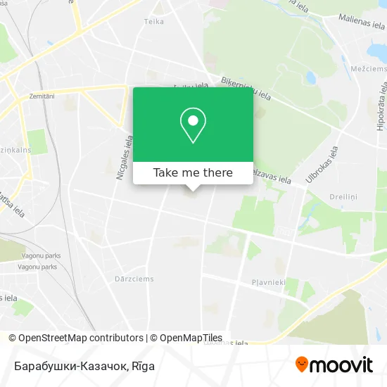 Карта Барабушки-Казачок