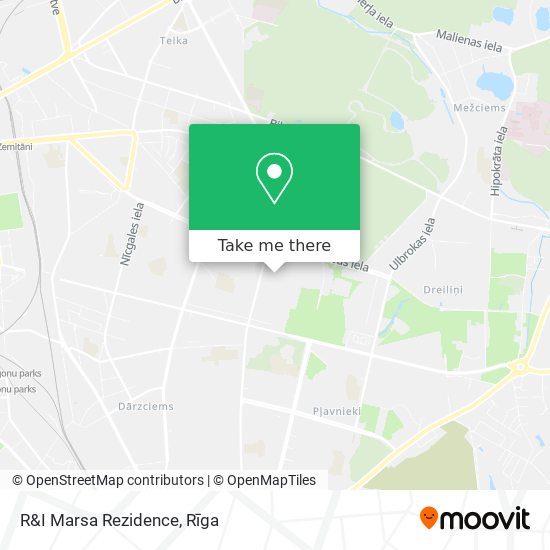 R&I Marsa Rezidence map