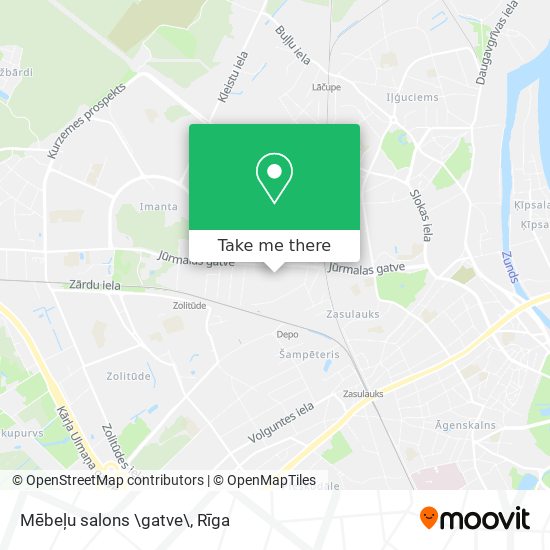 Mēbeļu salons \gatve\ map