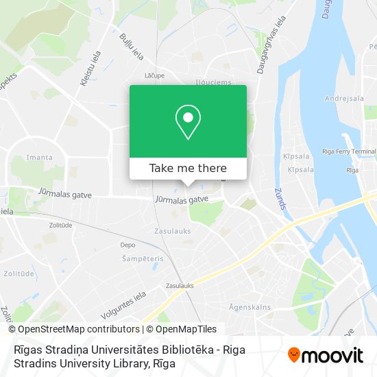 Rīgas Stradiņa Universitātes Bibliotēka - Riga Stradins University Library map