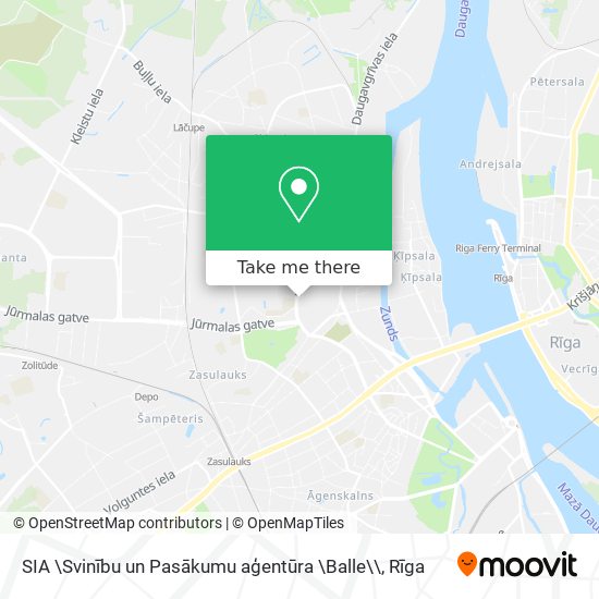 SIA \Svinību un Pasākumu aģentūra \Balle\\ map