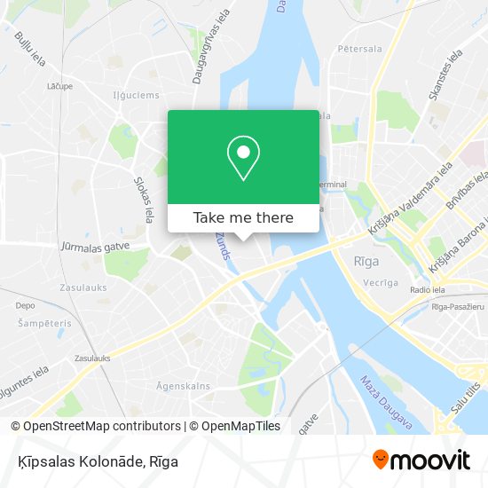 Ķīpsalas Kolonāde map