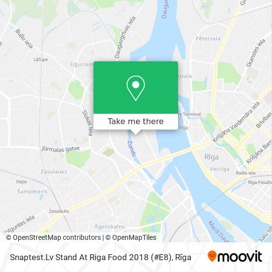 Snaptest.Lv Stand At Riga Food 2018 (#E8) map