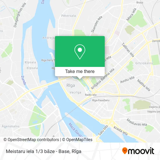 Карта Meistaru iela 1/3 bāze - Base