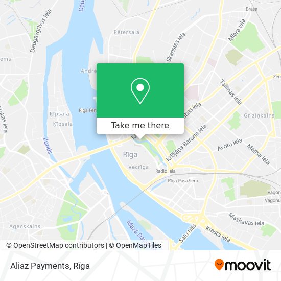 Aliaz Payments map