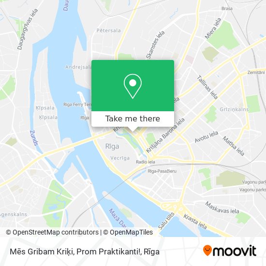 Mēs Gribam Kriķi, Prom Praktikanti! map