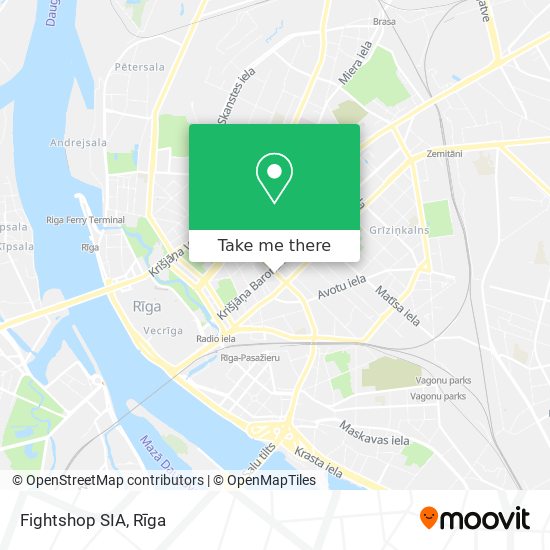 Fightshop SIA map