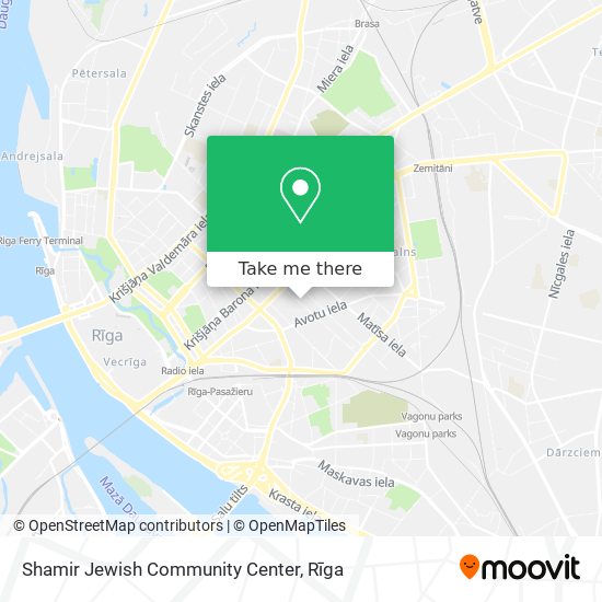 Shamir Jewish Community Center map