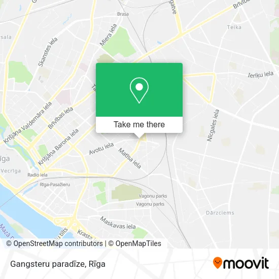Карта Gangsteru paradīze