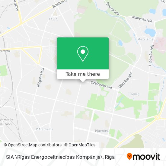 SIA \Rīgas Energoceltniecības Kompānija\ map