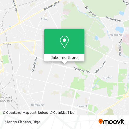 Mango Fitness map
