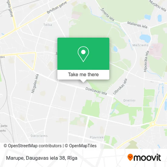 Карта Marupe, Daugavas iela 38