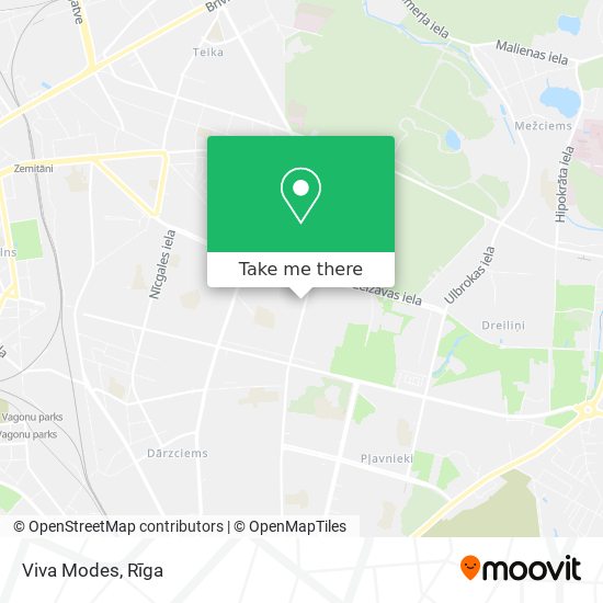 Viva Modes map