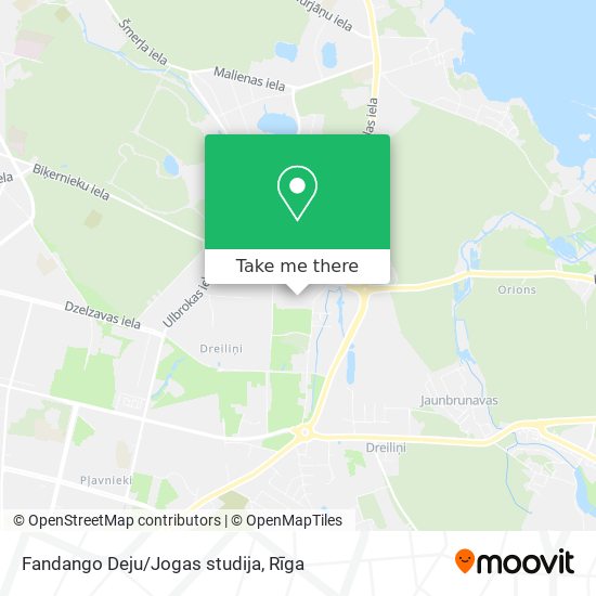 Fandango Deju/Jogas studija map
