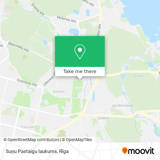 Карта Suņu Pastaigu laukums