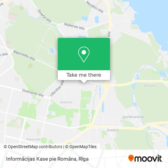 Informācijas Kase pie Romāna map