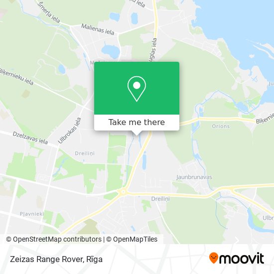 Карта Zeizas Range Rover