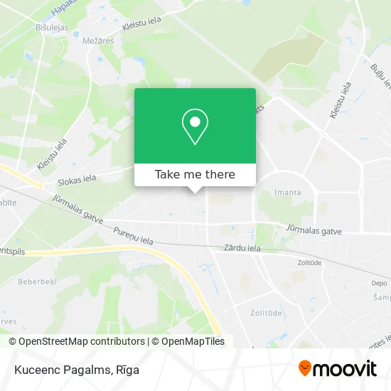 Карта Kuceenc Pagalms