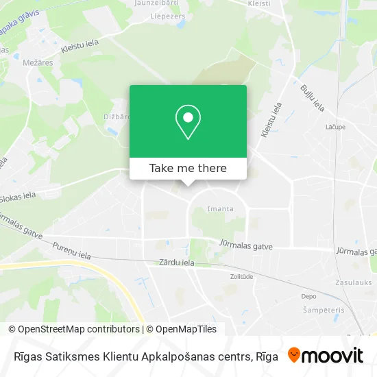 Rīgas Satiksmes Klientu Apkalpošanas centrs map
