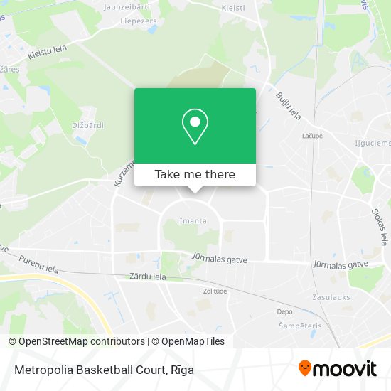 Metropolia Basketball Court map