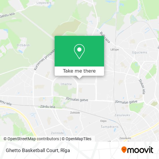 Ghetto Basketball Court map