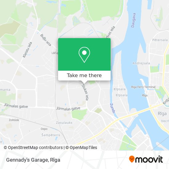 Gennady's Garage map