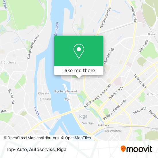 Карта Top- Auto, Autoserviss