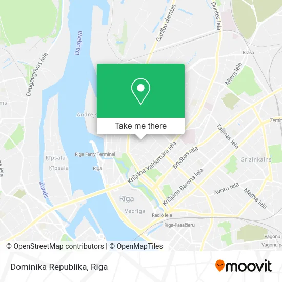 Карта Dominika Republika