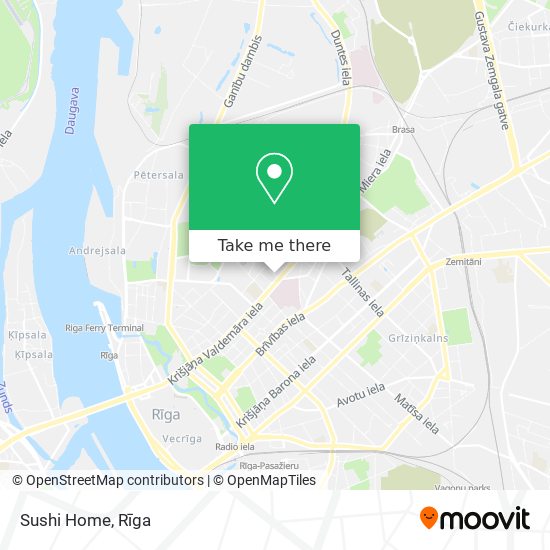 Sushi Home map