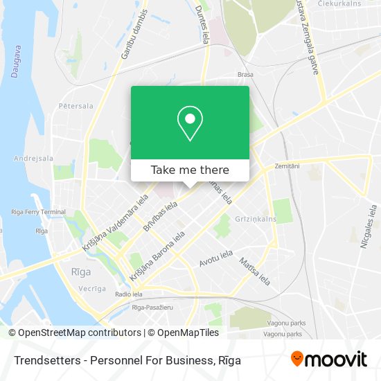 Trendsetters - Personnel For Business map
