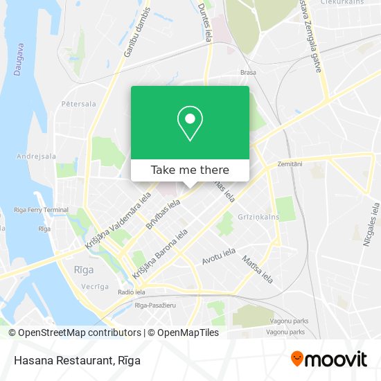 Hasana Restaurant map