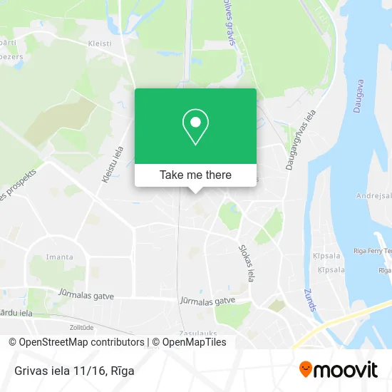 Карта Grivas iela 11/16