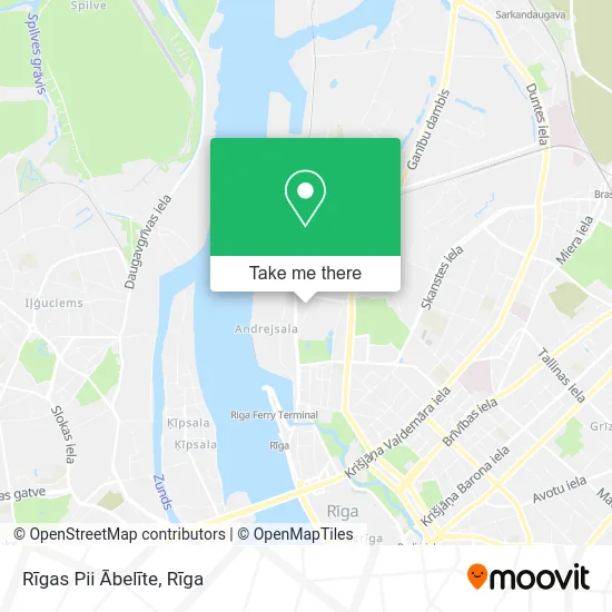 Rīgas Pii Ābelīte map