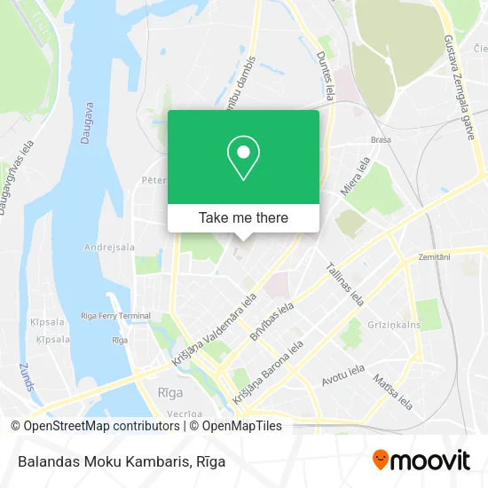 Карта Balandas Moku Kambaris