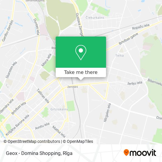 Geox - Domina Shopping map