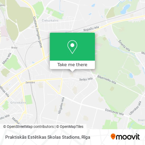 Praktiskās Estētikas Skolas Stadions map