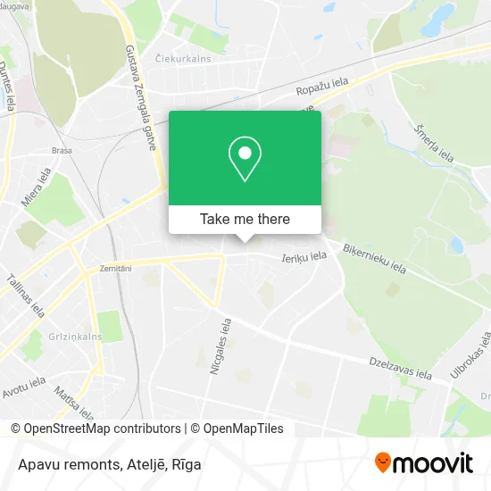 Apavu remonts, Ateljē map