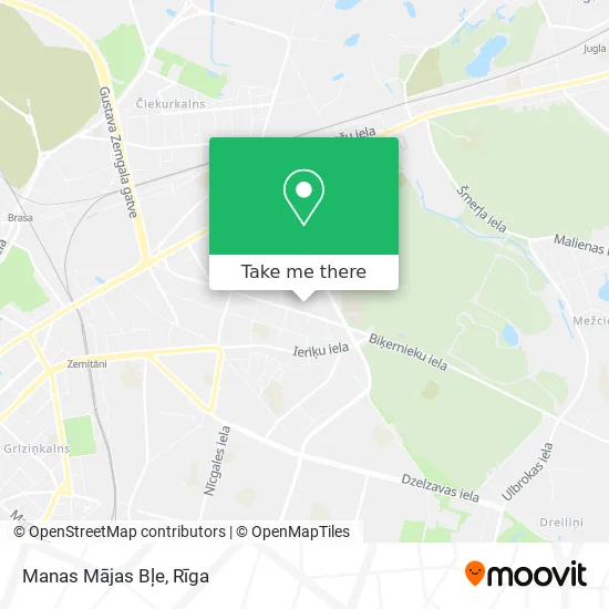 Карта Manas Mājas Bļe