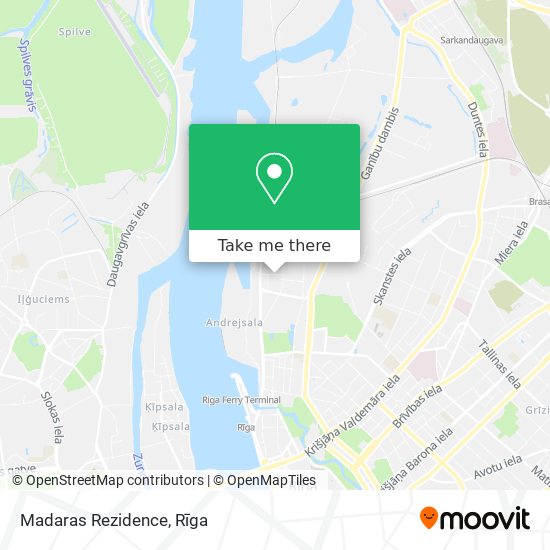 Madaras Rezidence map