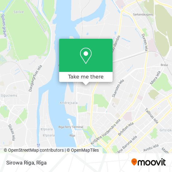 Sirowa Riga map
