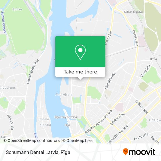 Schumann Dental Latvia map