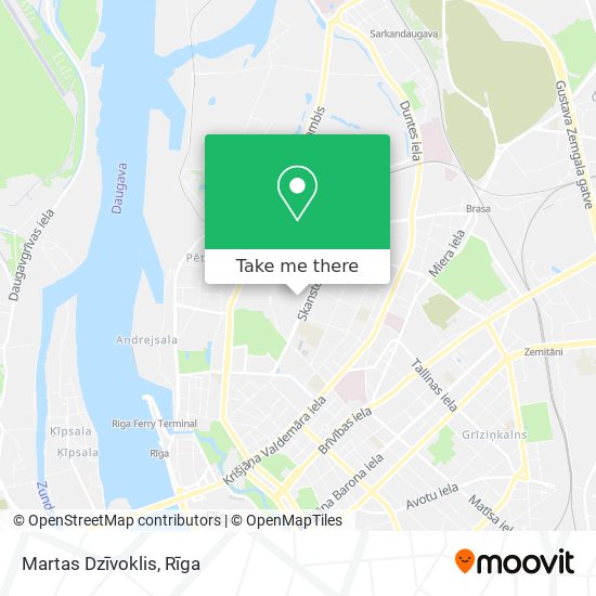 Martas Dzīvoklis map