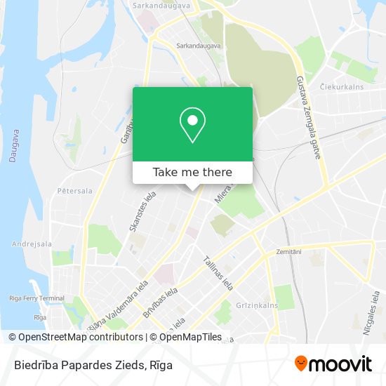 Biedrība Papardes Zieds map